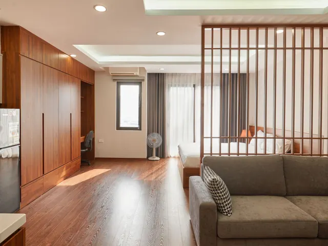 Duplex 2 tầng, trần cao 5m