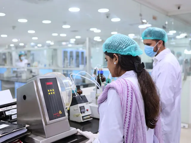 Nhân viên phòng kiểm nghiệm chất lượng