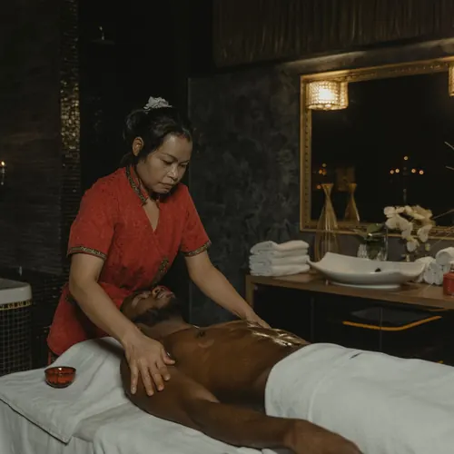 Phòng trị liệu ánh đèn ấm