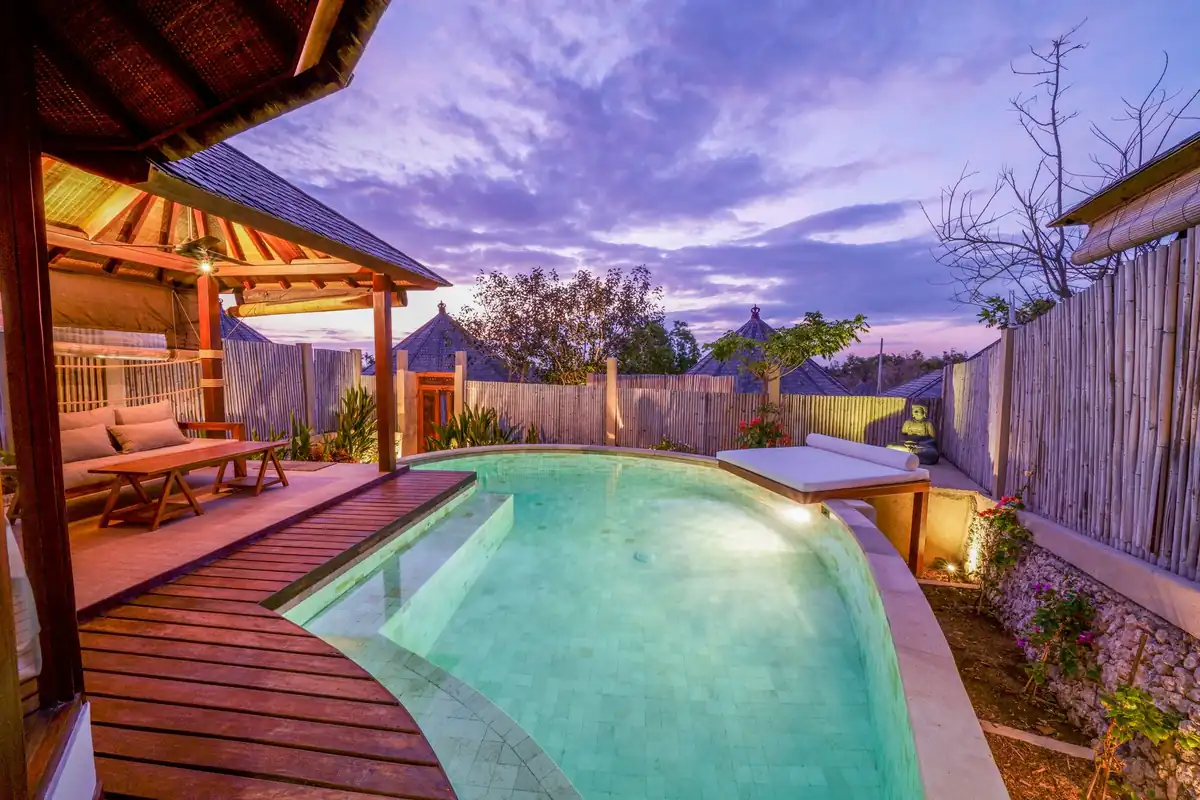 Villa Đồi Gió có hồ bơi riêng