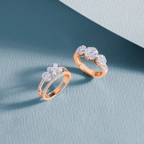 Nhẫn Sương Mai, vàng 18K