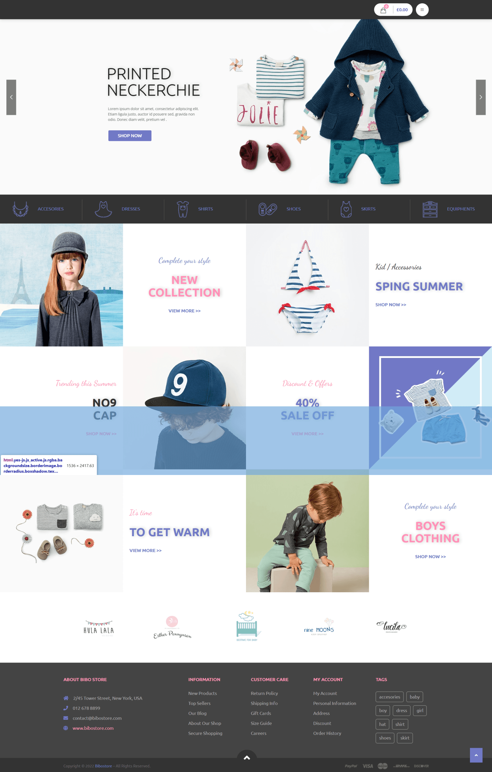 Mẫu Giao diện Website Mẹ và bé