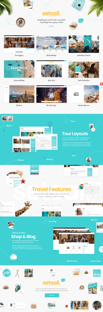 Mẫu Giao Diện Tour Du Lịch Chuẩn SEO