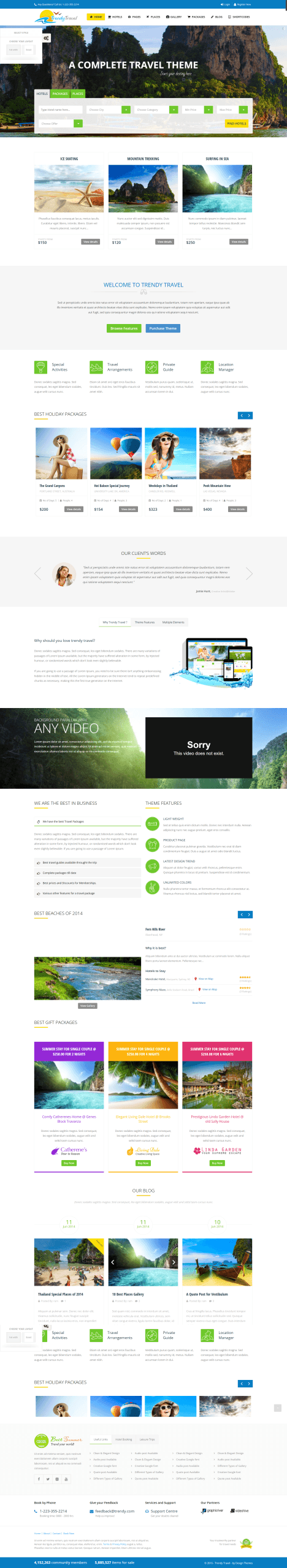 Mẫu Website Tour Du Lịch Chuẩn SEO