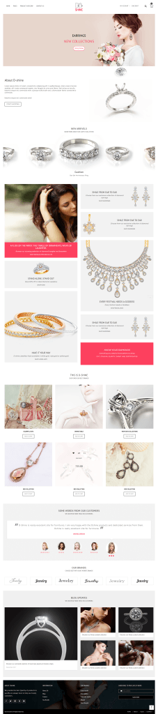 Mẫu website Trang sức