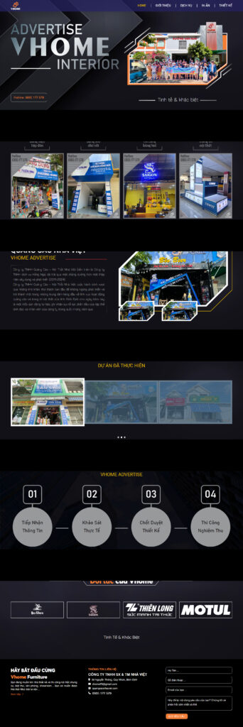 Mẫu Website Quảng Cáo In Ấn