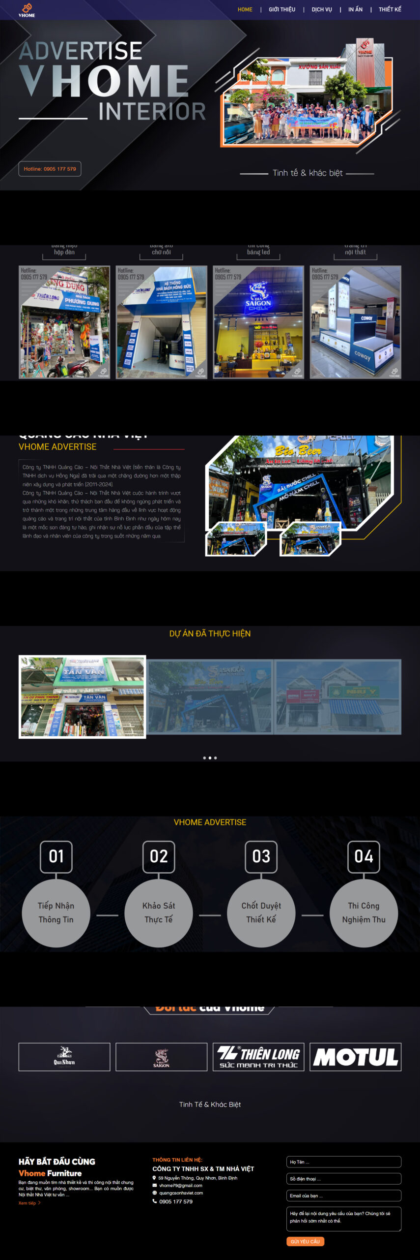 Mẫu Website Quảng Cáo In Ấn