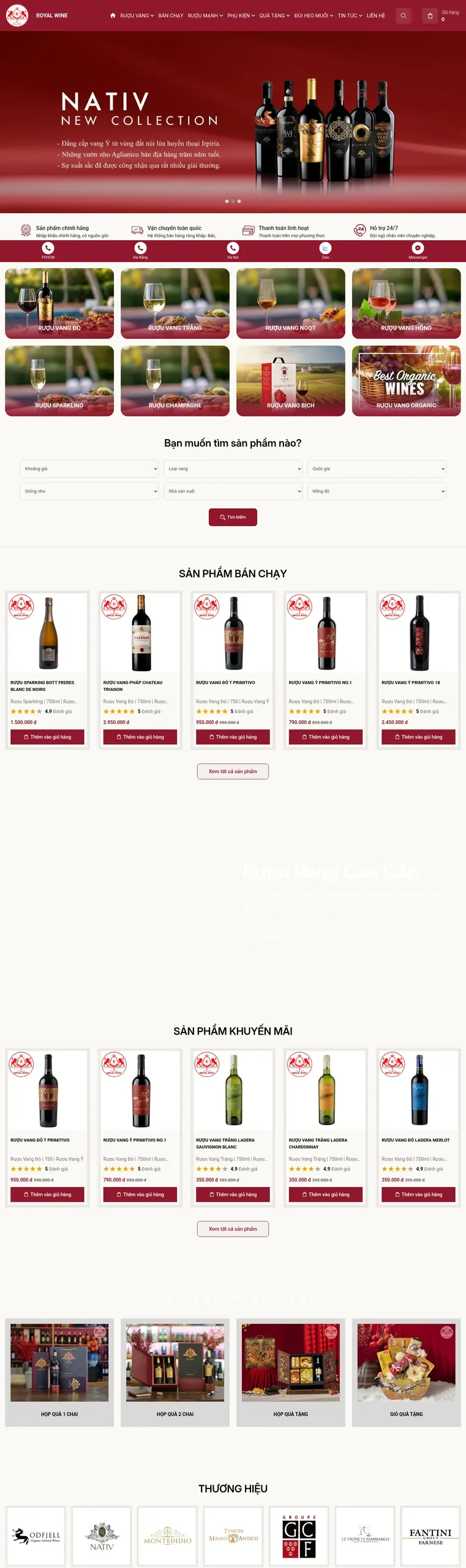 Web Royal Wine